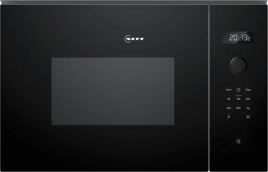 ARDEBO.de Neff HLAWD53K0 N50 Einbau Mikrowelle, 59,4 cm breit, 900 W, 25 L, 7 Automatikprogramme, schwarz