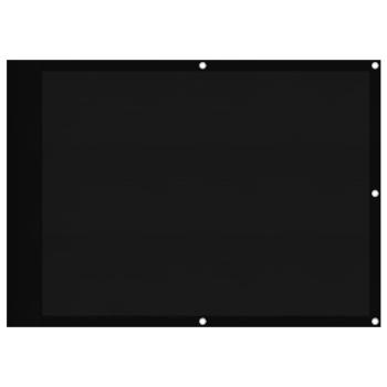 Balkon-Sichtschutz Schwarz 75x800 cm 100 % Polyester-Oxford