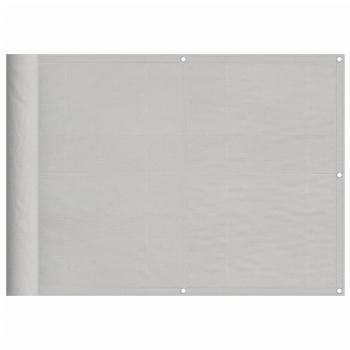 Balkon-Sichtschutz Hellgrau 75x1000 cm 100 % Polyester-Oxford