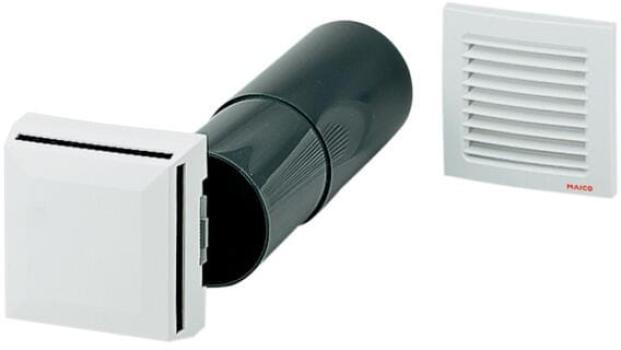 ARDEBO.de Maico ALD 10 Außenluftdurchlass, stufenlos, klappenart manuell, reinweiß (0152.0054)