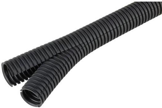 ARDEBO.de Fränkische Verschließbares Wellrohr, flexibel, 70mm, 10m, schwarz (37007000)