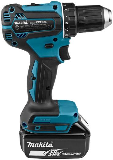 Makita DDF485RTJ Akku-Bohrschrauber 18V, türkis