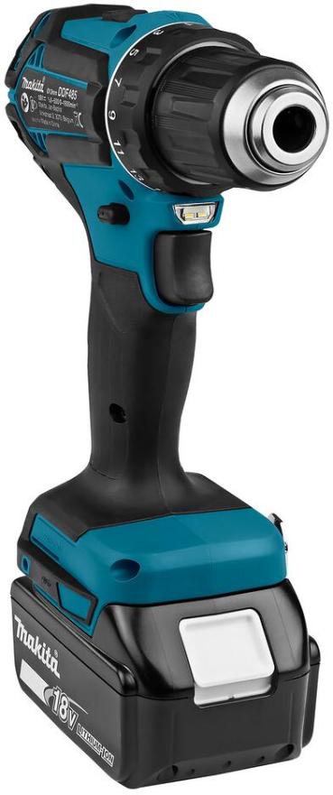 Makita DDF485RTJ Akku-Bohrschrauber 18V, türkis