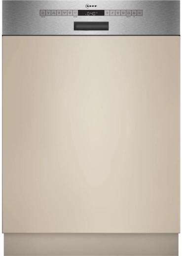 ARDEBO.de Neff S145EVS04E N50 Teilintegrierter Geschirrspüler, 60 cm breit, 14 Maßgedecke, AquaStop, Kindersicherung, Flex Besteckschublade, HomeConnect, Edelstahl