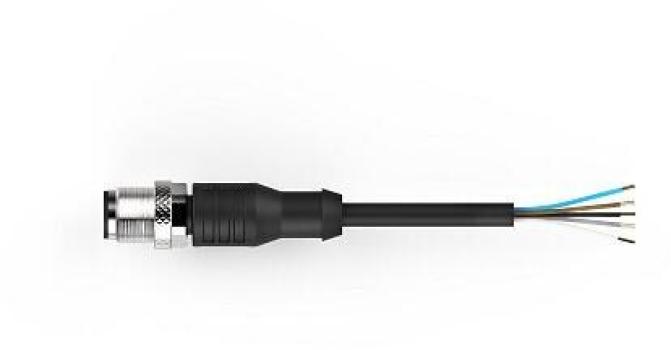 ARDEBO.de Bernstein SFW-M12C4/AW-10PU Anschlussleitung, M12, 4-Polig, 10m, schwarz (6075689188)