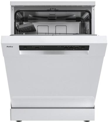 Amica GSP 543 912 W Stand-Geschirrspüler, 60 cm breit, 14 Maßgedecke, Aquastopp, 6 Programme, OpenDry, weiß (1195099)