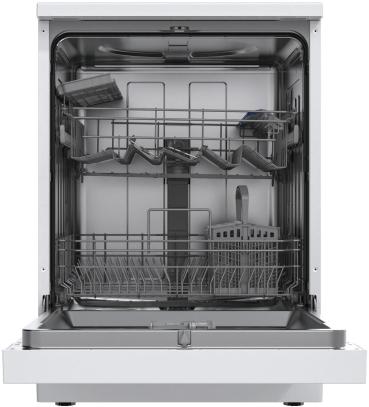 Amica GSP 543 912 W Stand-Geschirrspüler, 60 cm breit, 14 Maßgedecke, Aquastopp, 6 Programme, OpenDry, weiß (1195099)