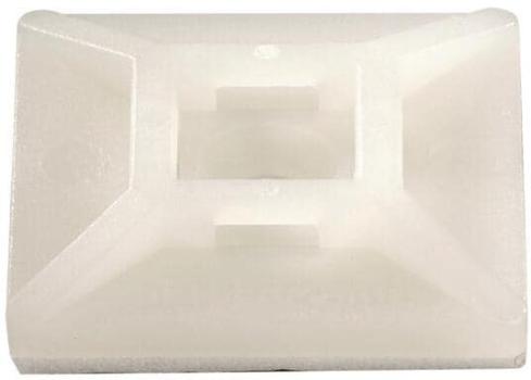 ARDEBO.de HellermannTyton MB4CA-PA66-NA Befestigungssockel zum Kleben, Wmax=5.4mm, Ø 4.2 mm, natur (151-28459)