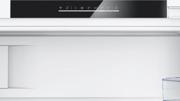Neff KU2222FD0 N50 Unterbaukühlschrank, Nischenhöhe 82 cm, Breite 60 cm, 110 L, mit Gefrierfach, Festtürtechnik, Super Cooling, EcoMode, HomeConnect, weiß