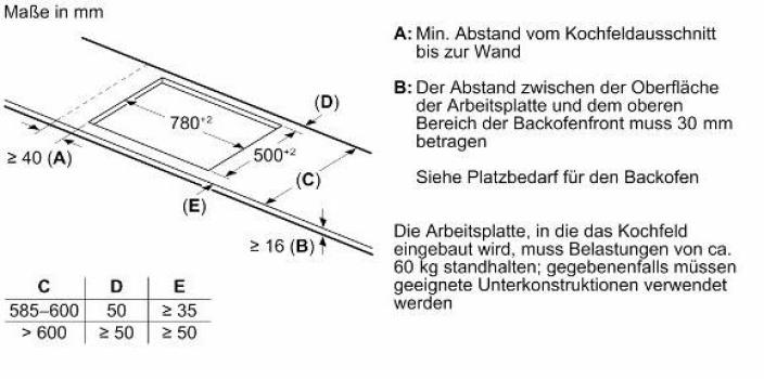 Neff BX38IB0 N30/N70 A+ Backofen-Set (B1CCC0AK3 + T58SHF1L0) mit Induktionskochfeld, 60 cm breit, 71 L, 5 Heizarten, schwarz