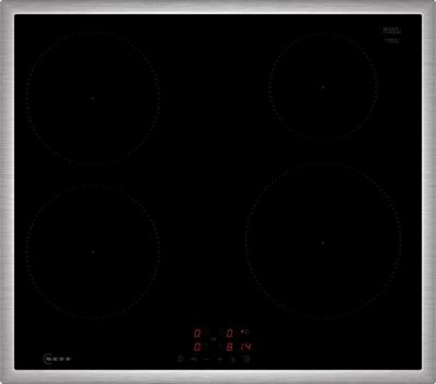 Neff BX36IB0 N30/N50 A+ Backofen-Set mit Induktionskochfeld (B1CCC0AK3 + T46SBE1L0), 60 cm breit, 71 L, 5 Heizarten, Kindersicherung, schwarz