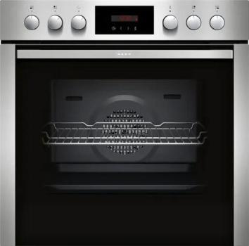 Neff EDX4P0 N30/N50 A+ Einbauherdset mit Elektrokochfeld (E2CCG6AN3 + M13R42N2), 60 cm breit, 71 L, Pyrolyse, Edelstahl