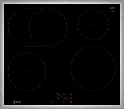 Neff EDX4I0 N30/N50 A+ Einbauherdset mit Induktionskochfeld (E1CCD2AN4 + M56SBF1L0), 60 cm breit, 71 L, Kinderischerung, Edelstahl