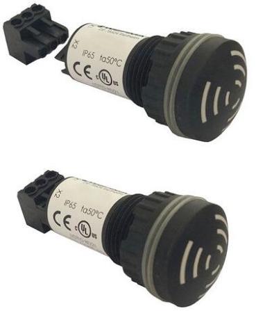 ARDEBO.de Werma Einbausummer Dauerton 12/24VAC/DC, schwarz (10700070)