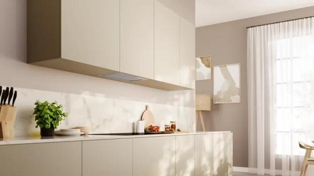 Neff D54NAC1N0 Lüfterbaustein, 52 cm breit, 645 m³/h, 3 Lüfterstufen und 1 Intensivstufe, Edelstahl