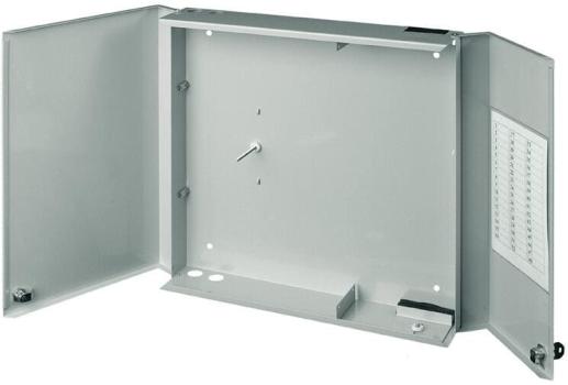 ARDEBO.de Telegärtner LWL-Wandverteiler mit 2 Schwenktüren, maximal 8 Spleißkassetten, grau (100022176)