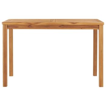 Garten-Esstisch 120x70x77 cm Massivholz Teak