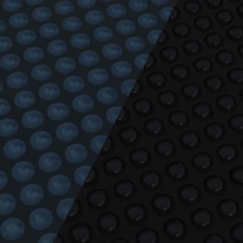 Treibende Pool-Solarplane PE 300 cm Schwarz und Blau