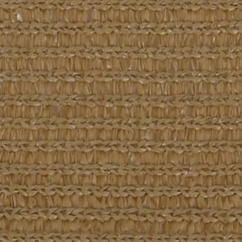 Sonnensegel 160 g/m² Taupe 5x5x5 m HDPE