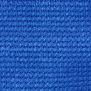 Zeltteppich 400x800 cm Blau HDPE