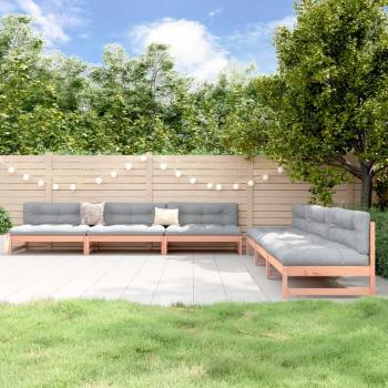 ARDEBO.de - 6-tlg. Garten-Lounge-Set Massivholz Douglasie