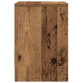 Nachttisch mit Schublade Altholz-Optik 39x28x41 cm
