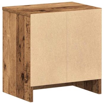 Nachttisch mit Schublade Altholz-Optik 39x28x41 cm