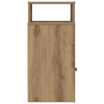 Nachttisch mit Schublade Artisan-Eiche 25x31x66 cm