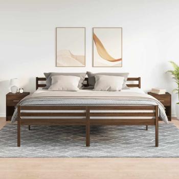 Nachttische 2 Stk. mit Schublade Eichen-Optik 40x34x50 cm