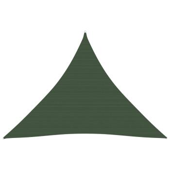 ARDEBO.de - Sonnensegel 160 g/m² Dunkelgrün 3x3x3 m HDPE