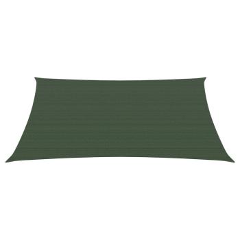 Sonnensegel 160 g/m² Dunkelgrün 4/5x4 m HDPE