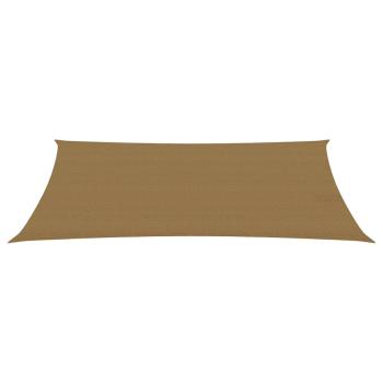 Sonnensegel 160 g/m² Taupe 5x8 m HDPE