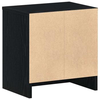 Nachttisch mit Schublade Schwarz 39x28x41 cm