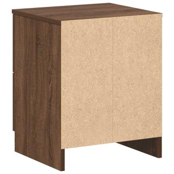 Nachttische 2 Stk. mit 2 Schubladen Eichen-Optik 40x36x50 cm