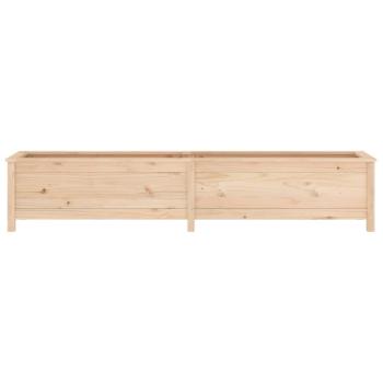 Hochbeet 199,5x40x39 cm Massivholz Kiefer