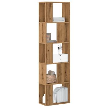 ARDEBO.de - Bücherregal 5 Böden Artisan-Eiche 45x23,5x162,5 Holzwerkstoff