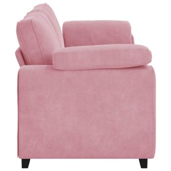 3-Sitzer-Sofa Rosa 178 cm Samt