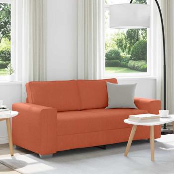 ARDEBO.de - Zweisitzer-Sofa Rot Orange 140 cm Cordstoff