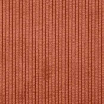 Zweisitzer-Sofa Rot Orange 140 cm Cordstoff