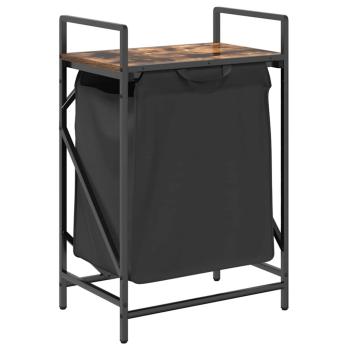 Wäschekorb 1 Fach mit Ablage Räuchereiche