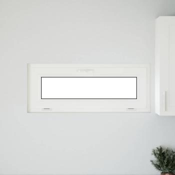 Kellerfenster RISOR 110x40 cm Kipp 2-fach Verglasung Weiß