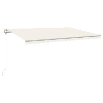 ARDEBO.de - Markise Automatisch Einziehbar 500x300 cm Creme