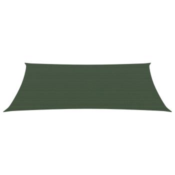 Sonnensegel 160 g/m² Dunkelgrün 2x4 m HDPE