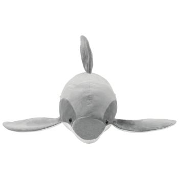 Delfin Kuscheltier Plüsch Grau