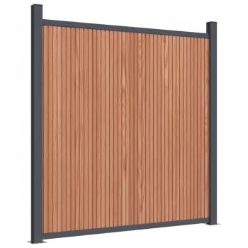Zaunelement Braun 872x186 cm WPC