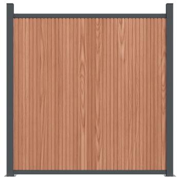 Zaunelement Braun 872x186 cm WPC