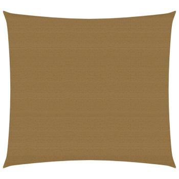 ARDEBO.de - Sonnensegel 160 g/m² Taupe 3,6x3,6 m HDPE