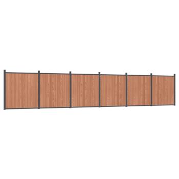 Zaunelement Braun 1045x186 cm WPC