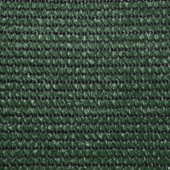 Sonnensegel 160 g/m² Dunkelgrün 3x3 m HDPE