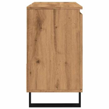 Waschbeckenunterschrank Artisan-Eiche 65x33x60 cm Holzwerkstoff